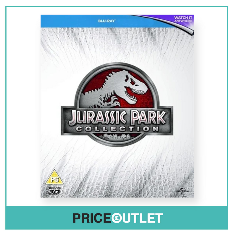 Jurassic Park Collection - Blu-Ray 3D + Blu-Ray + Digital Download - BRAND NEW SEALED