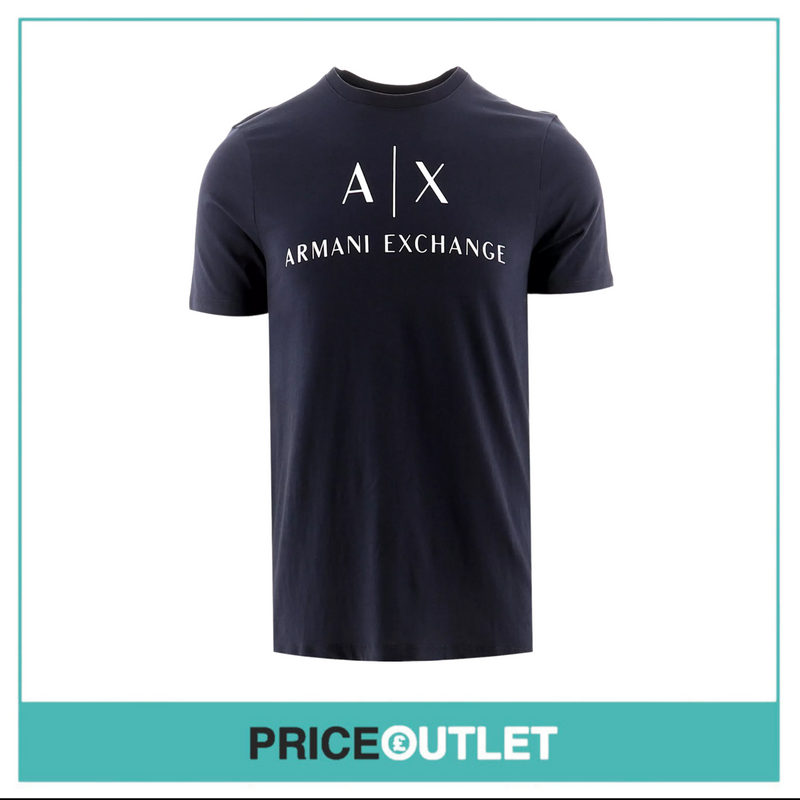 Armani Exchange - Slim Fit Cotton Tee 'Navy'