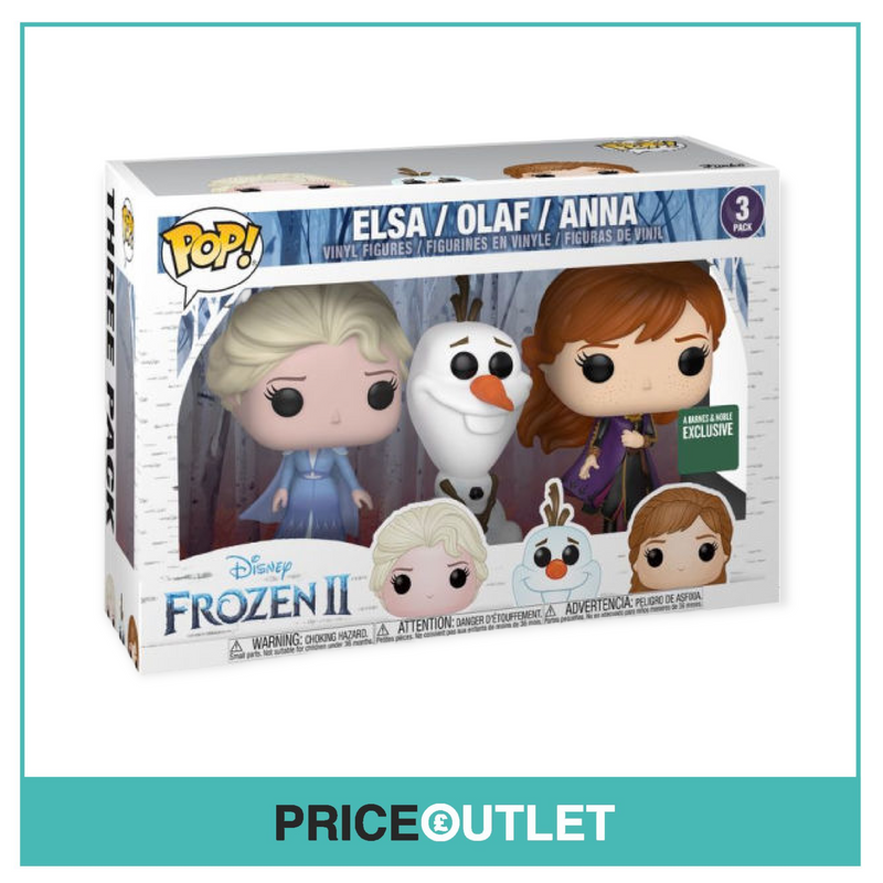 Funko - Elsa/Anna/Olaf Deluxe Funko 3 Pack! Frozen 2 - Barnes & Noble Exclusive