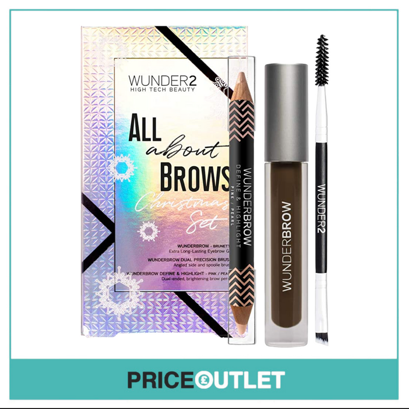 Wunder2 - All About Brows Christmas Set - Brunette