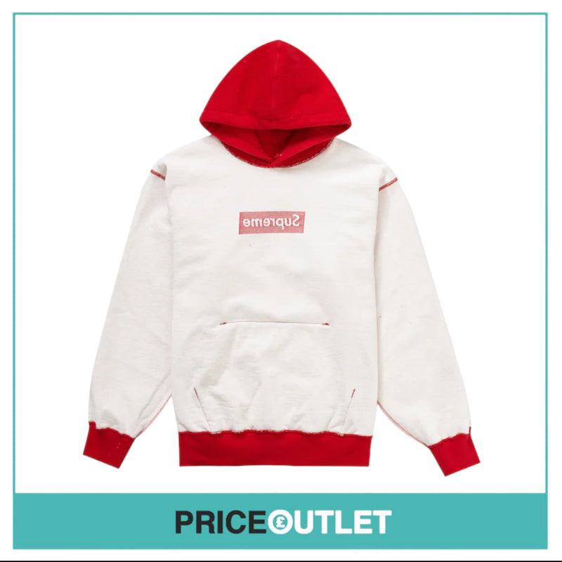 Supreme - Inside Out Hooded Sweatshirt 'Red' - BRAND NEW