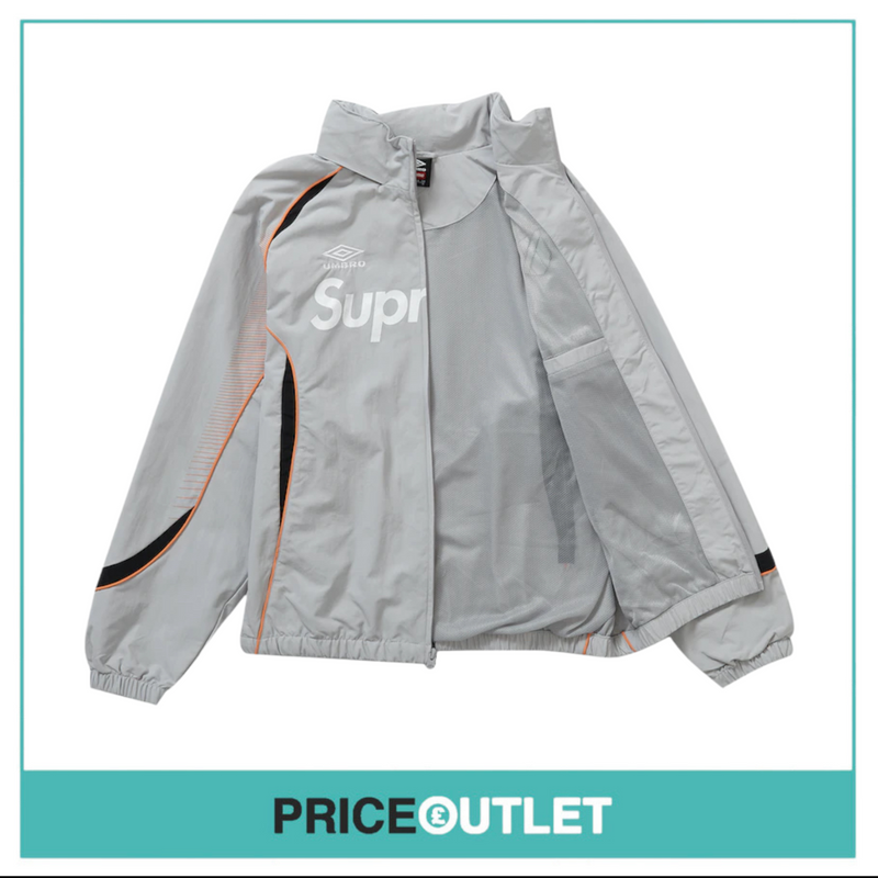 Supreme - Umbro Track Jacket 'Grey' - Size M