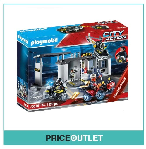 Playmobil City Action - Tactical Unit Headquarters - 70338 - Slight Box Damage