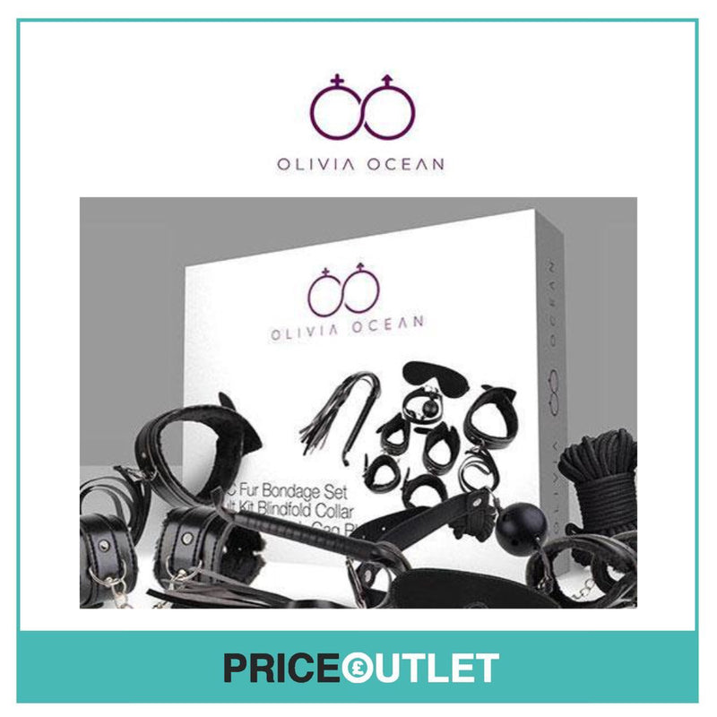 Sexy Bondage Set Adult Kit Collar Ballgag Blindfold HandCuffs cuff Fetish