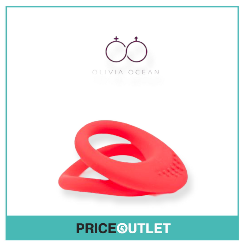 Mens Silicone Dual Cock & Ball Penis Ring Male Adult Sex Toy Cockring Stay Hard