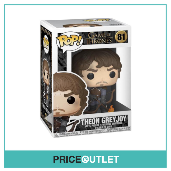 Funko Theon GreyJoy #81 Game Of Thrones -  BRAND NEW IN A FREE POP PROTECTOR