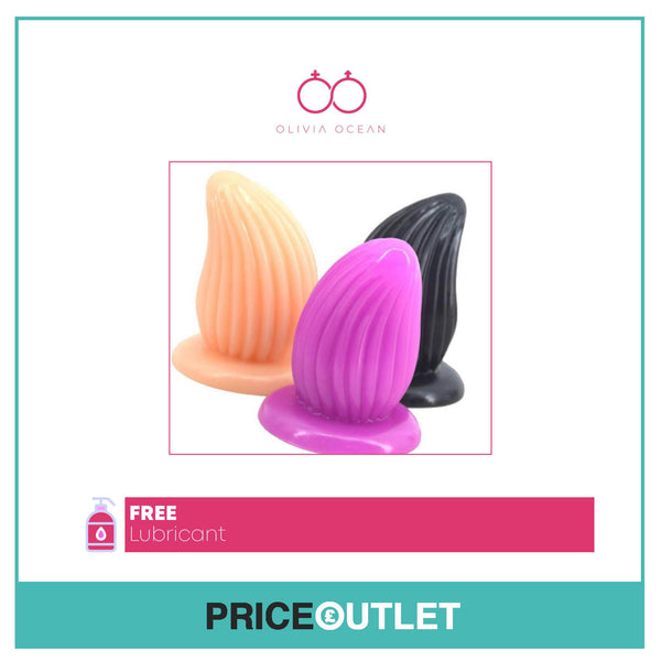 Large Butt Plug Dildo Huge Unisex Anal Dildo Sex Toy Suction Cup Ribbed