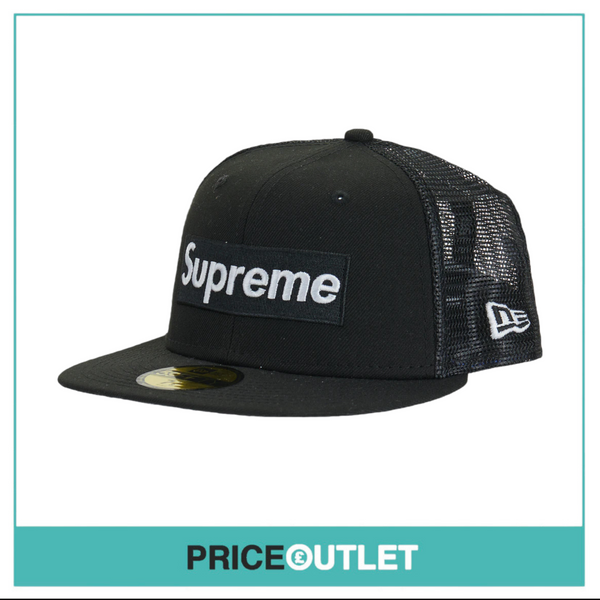 Supreme - Black Box Logo Mesh Back New Era Cap