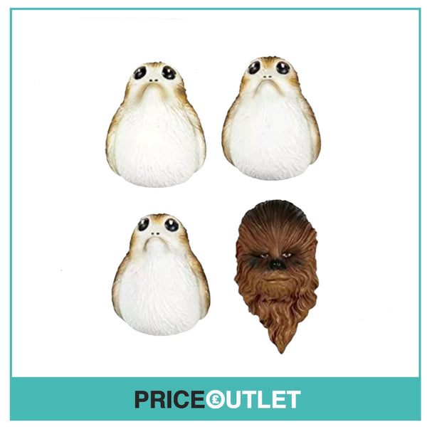 Star Wars Fridge Magnets Chewbacca and Porgs