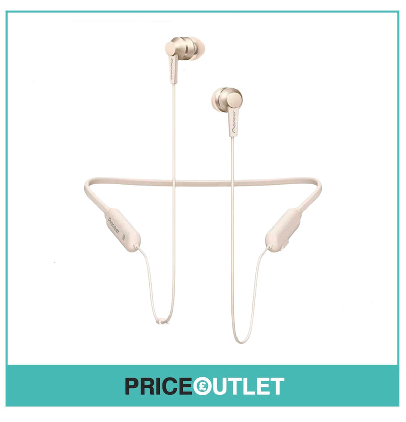 Pioneer SE-C7 BTG GOLD Bluetooth Hifi In-Ear Aluminium Headphones - BRAND NEW - 100% GENUINE