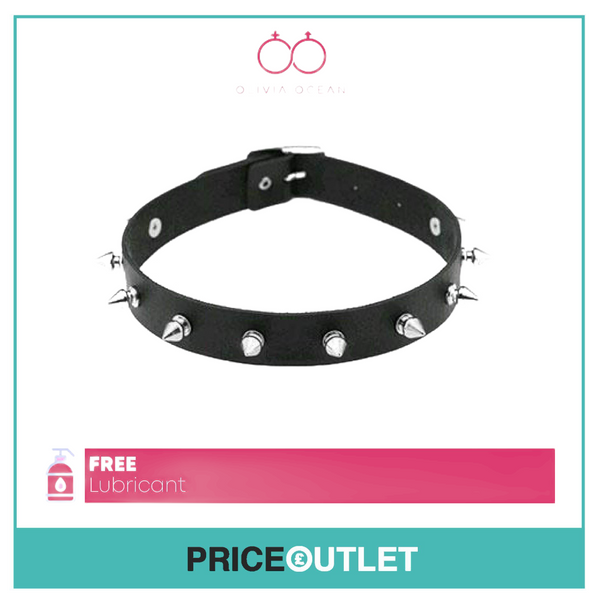 Gothic Spike Choker Sexy Belt Collar PU Leather Necklace Collar Punk Rock