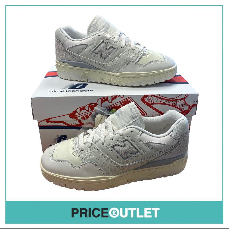 New Balance - 550 Aimé Leon Dore 'White Leather' - UK 8