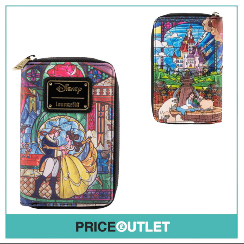 Loungefly - Disney - Princess Castle Series Belle Castle Zip Wallet