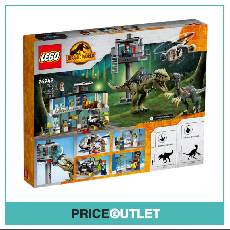 LEGO Jurassic World - Giganotosaurus & Therizinosaurus Attack - 76949 - DAMAGED BOX