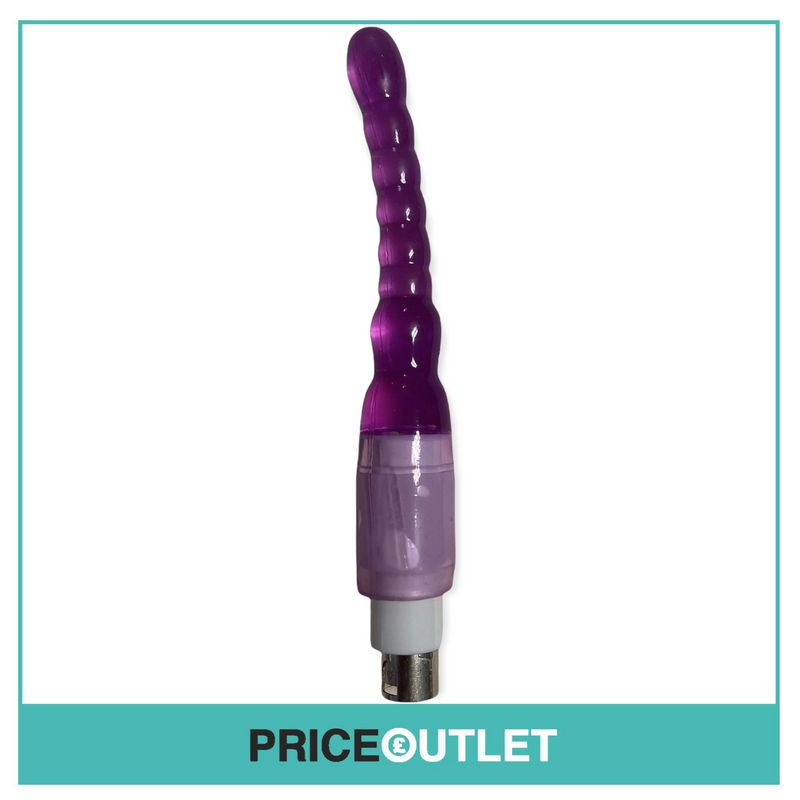 bobbled jelly dildo sex machine attachment