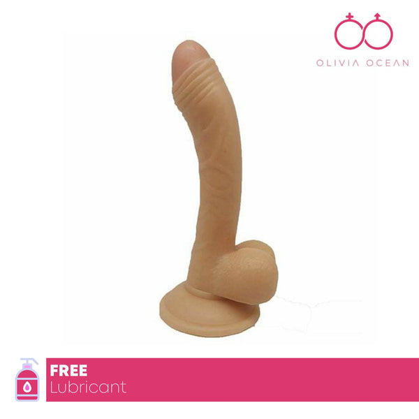 Huge Realistic 7.5" Dildo with a Suction Cup